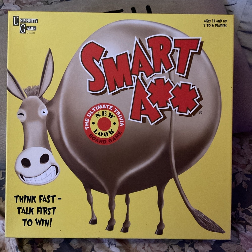Smart Ass Game Ultimate Trivia Board Game University Games Corp